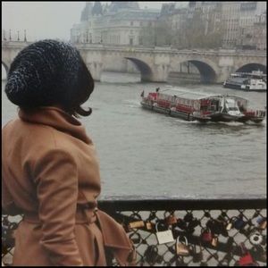 Ted Baker Wool Wrap Coat in Camel